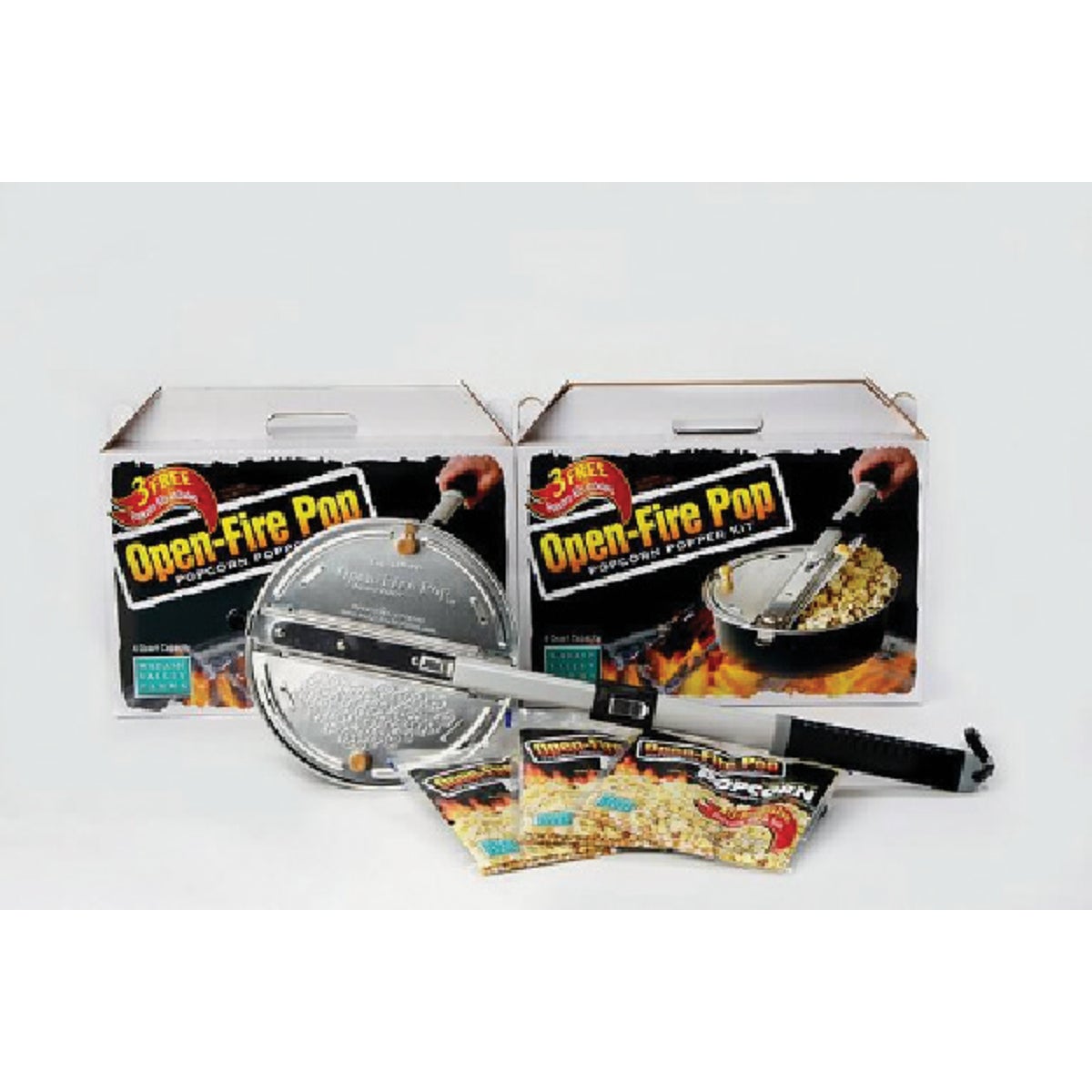 Wabash Valley Farms Open-Fire Popcorn Kit (3-Kits)