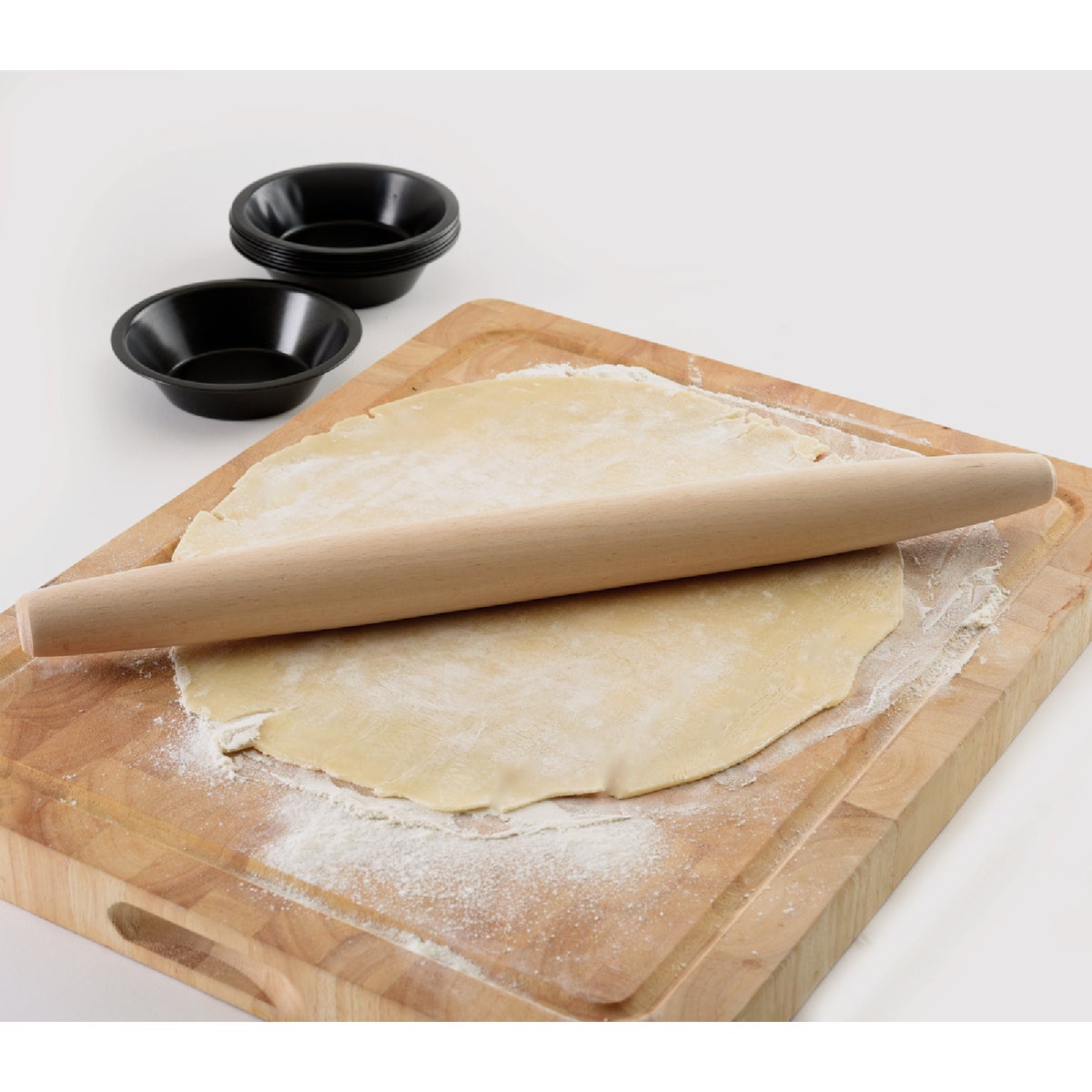 Tapered Wooden Rolling Pin Image 2