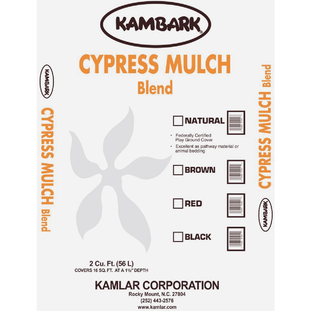 Kambark 2 Cu. Ft. Natural Cypress Blend Mulch
