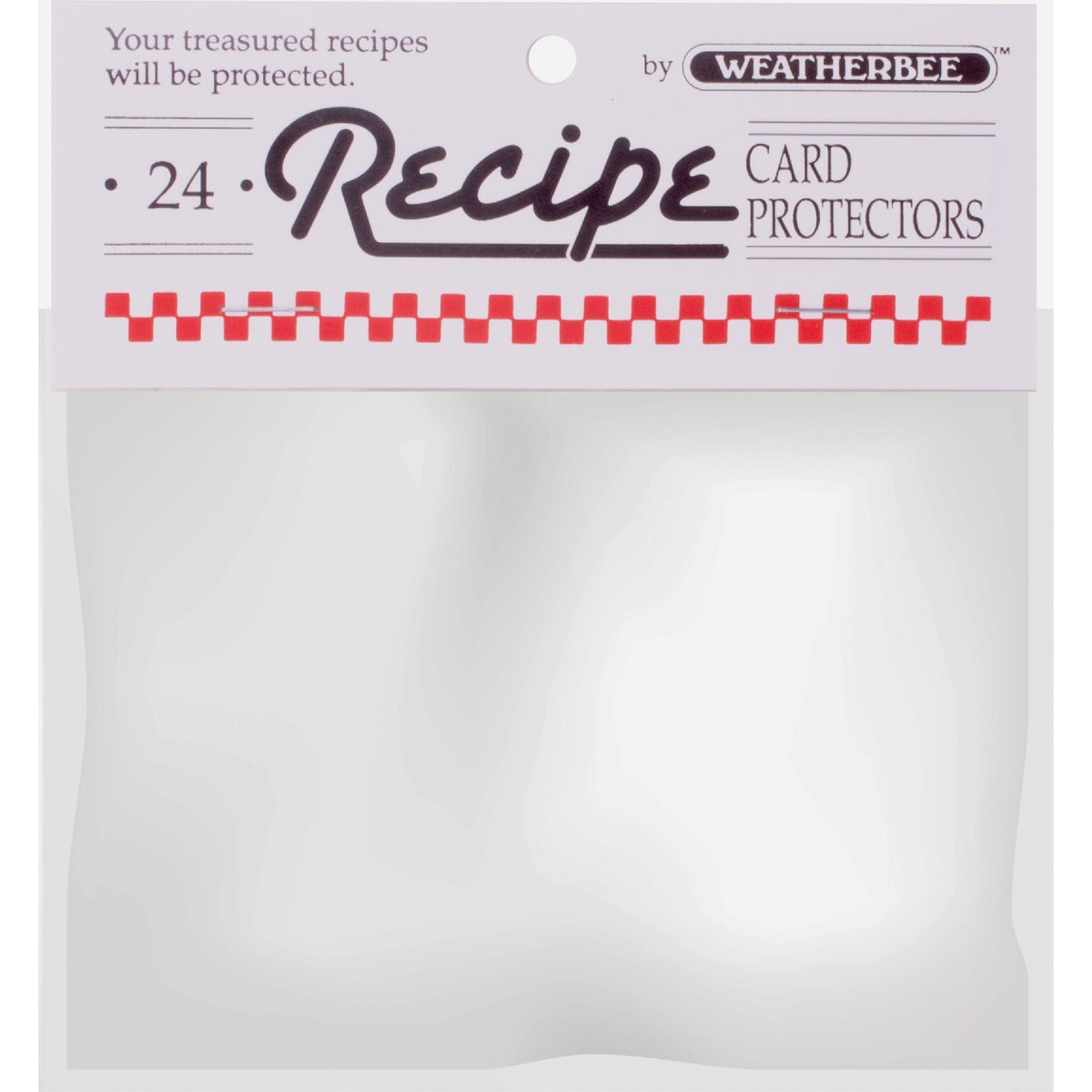 Weatherbee 4 In. x 6 In. Recipe Card Protectors (24-Count)
