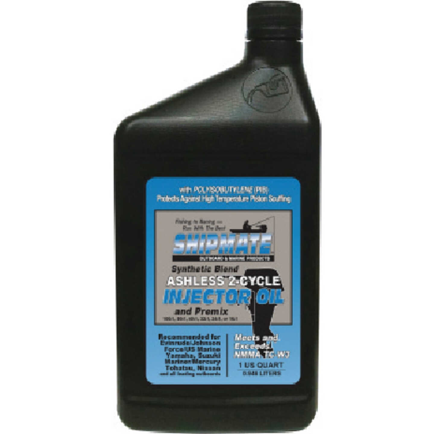 1-Qt. Shipmate Outboard 2-Cycle Oil Image 1