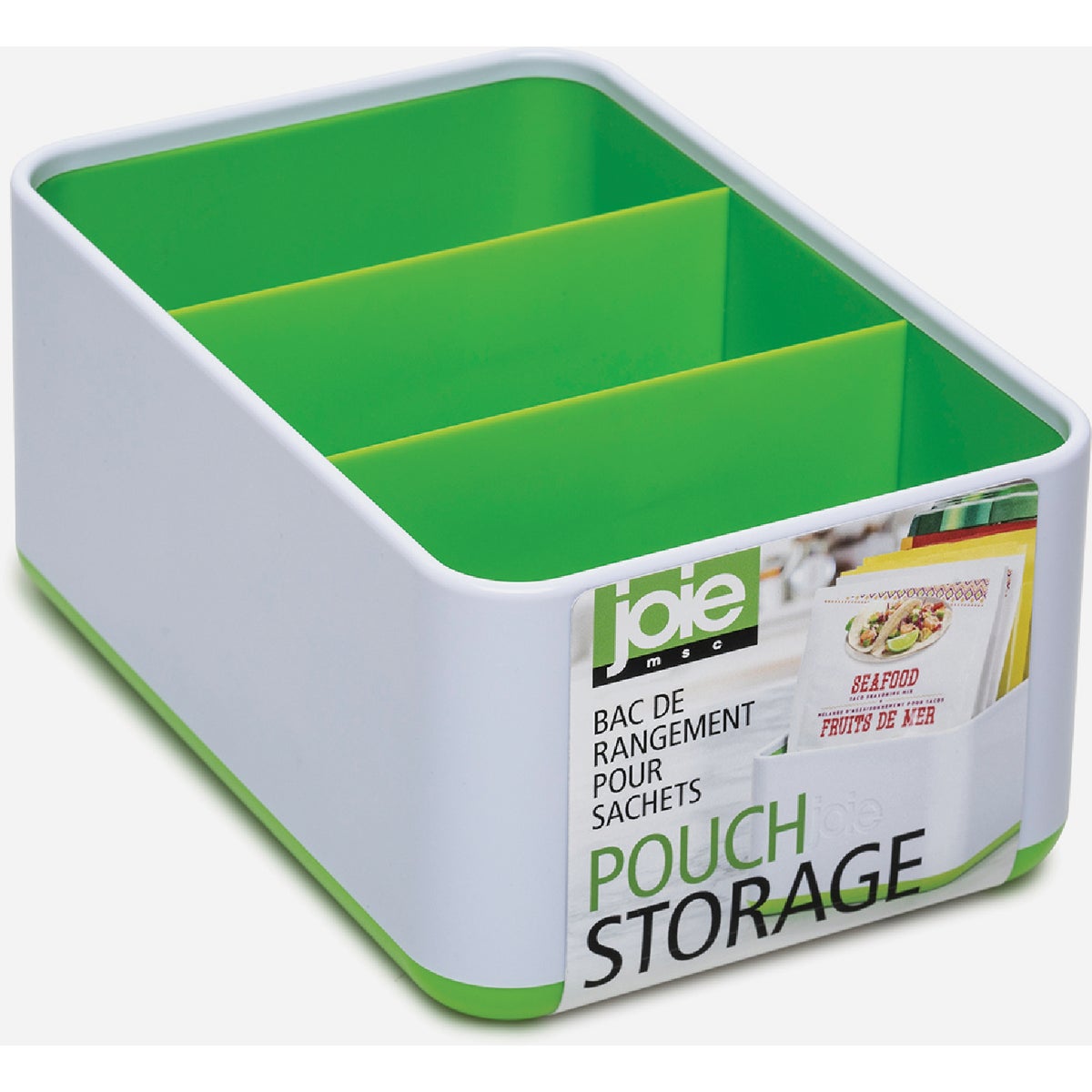 Joie 7.09 In. x 3.15 In. x 4.73 In. Plastic Pouch Storage Box