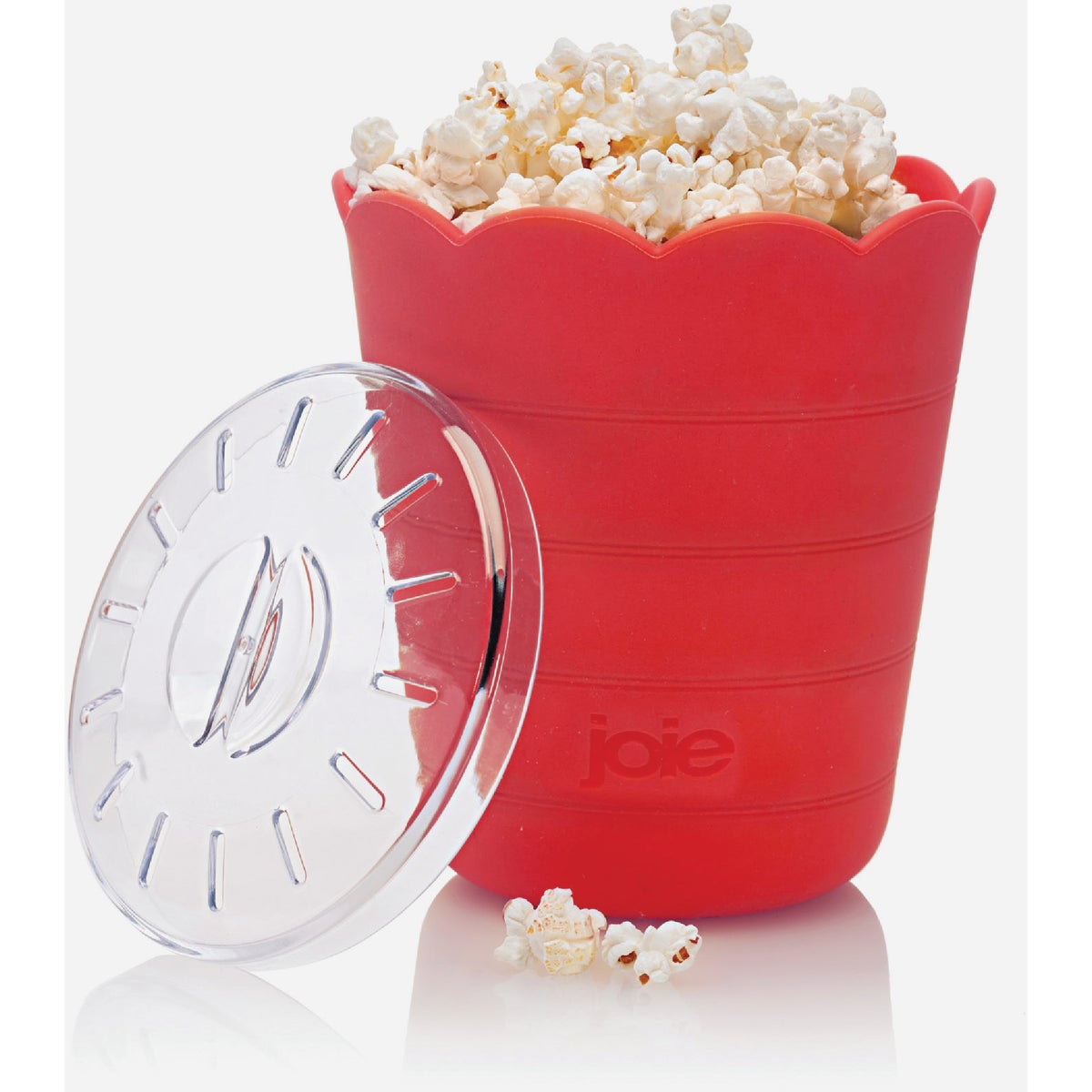 Joie 4-Cup Red Microwave Popcorn Popper