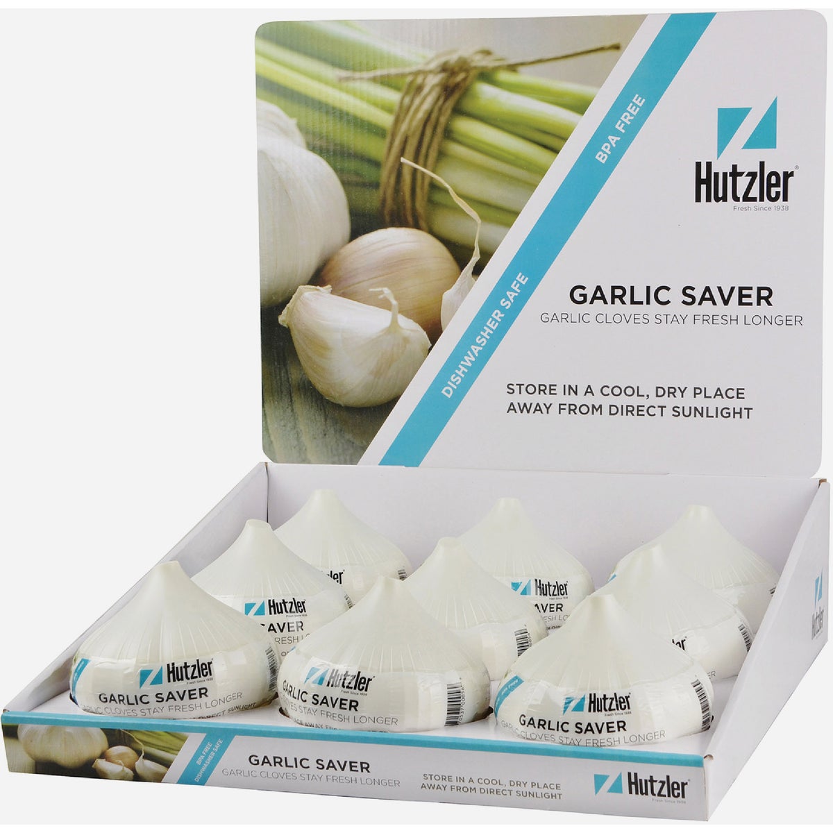 Hutzler 3-7/8 In. x 3 In. Plastic Garlic Saver