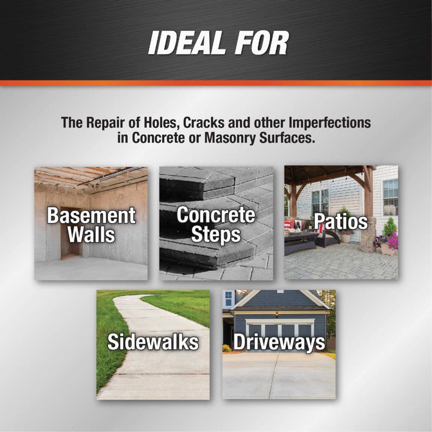 1-Qt. Ready-Mixed Concrete Patch Image 3