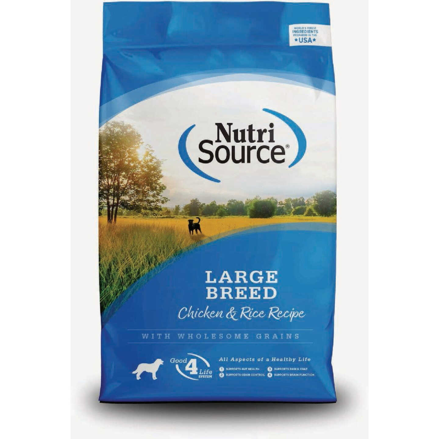 NutriSource 30 Lb. Large Breed Adult Chicken & Rice Recipe Dry Dog Food Image 1