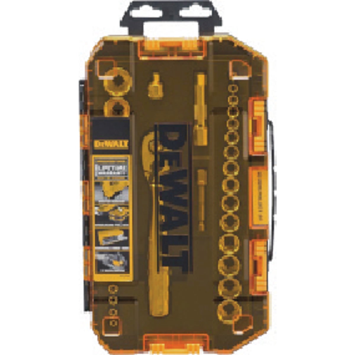 34-Pc. 1/4-In. & 3/8-In. Drive Socket Set