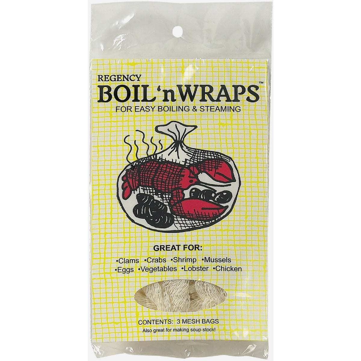 Regency Wraps 24 In. x 15 In. Boil 'n Wraps Seafood Steamer Oven Bag (3-Count)