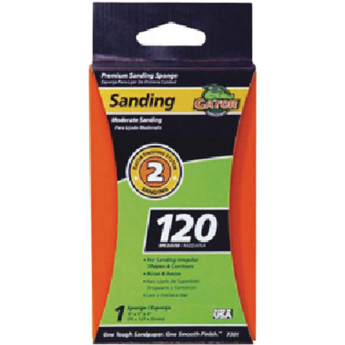 Gator 120-Grit Premium Sanding Sponge Image 1