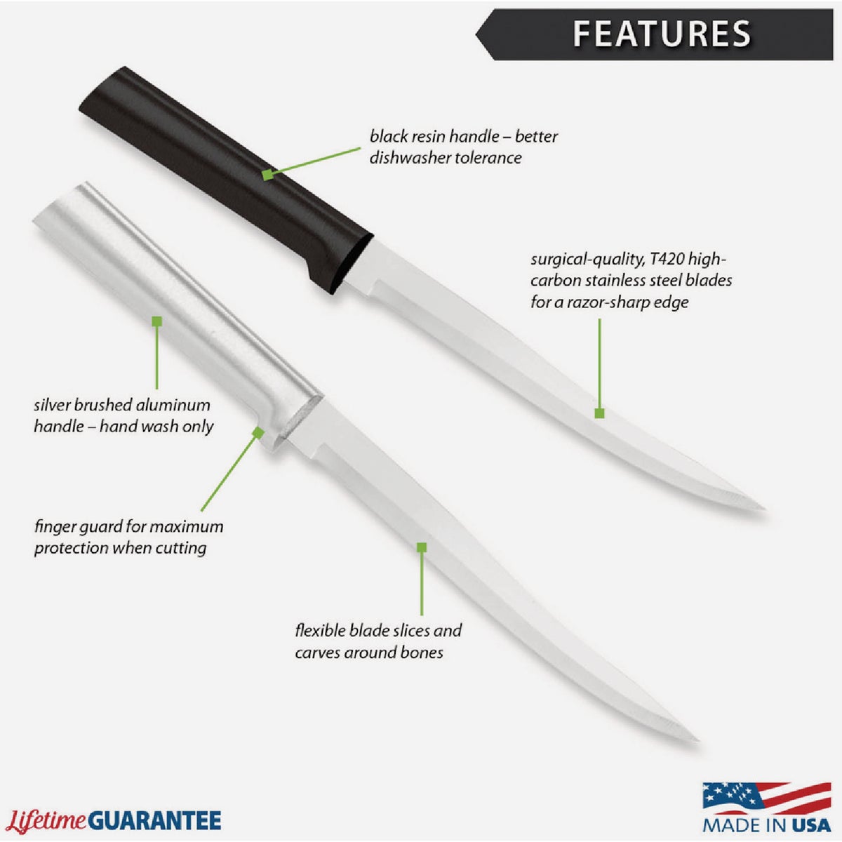 Rada Carver/Boner Knife, Black Image 2