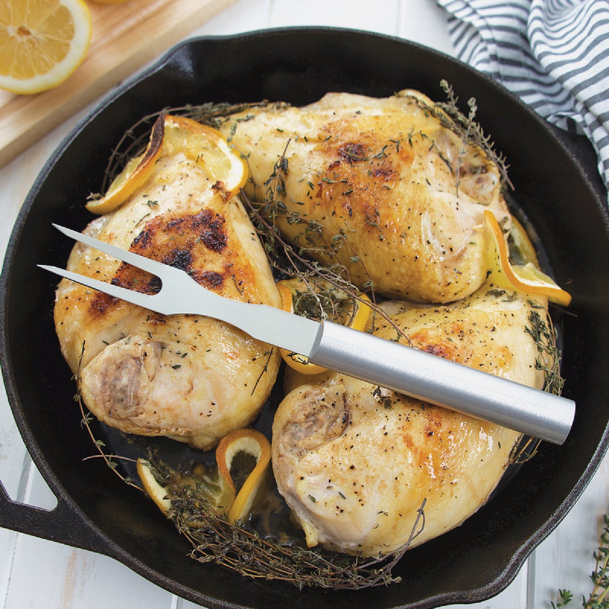 Rada Carving Fork, Silver Image 2