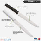 Rada Serrated Slicer Knife, Silver Image 3