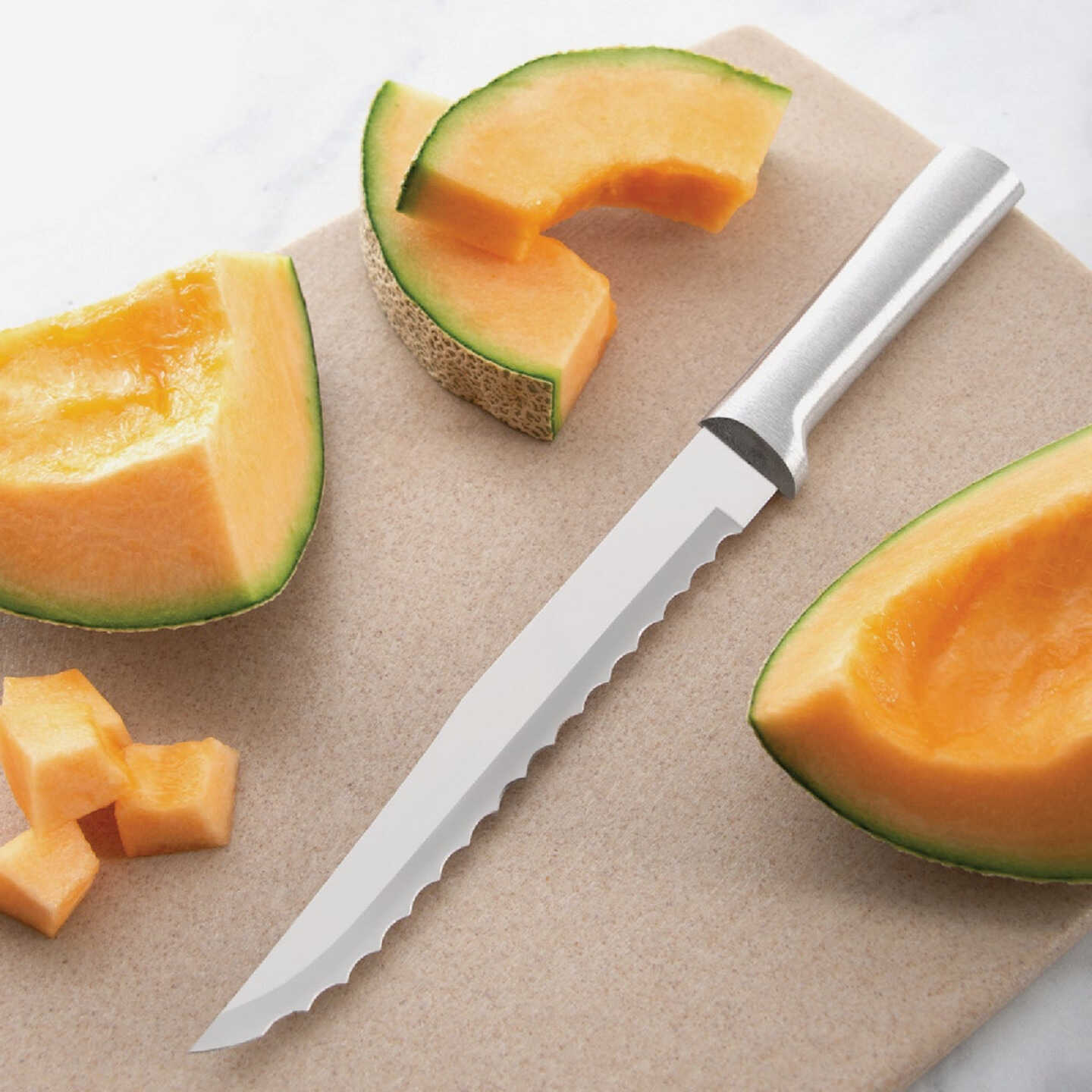 Rada Serrated Slicer Knife, Silver Image 2
