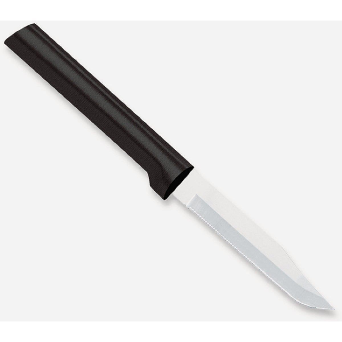 Rada Serrated Regular Paring Knife, Black