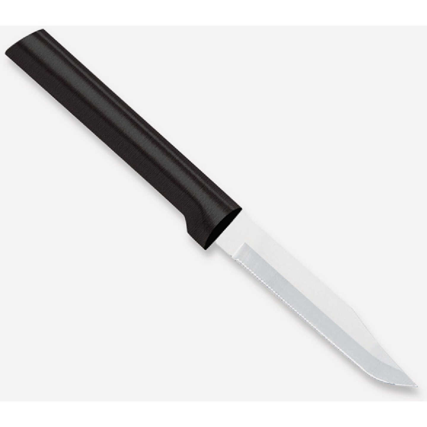 Rada Serrated Regular Paring Knife, Black Image 1