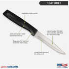 Rada Anthem Wave Serrated Steak Knife, Black Image 3