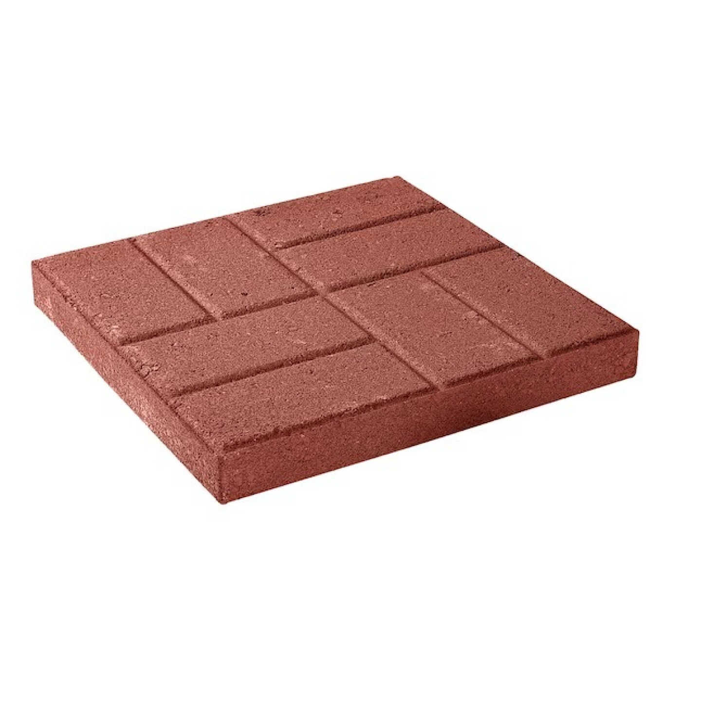 Oldcastle 16 Inch Red Brickface Patio Stone Image 1