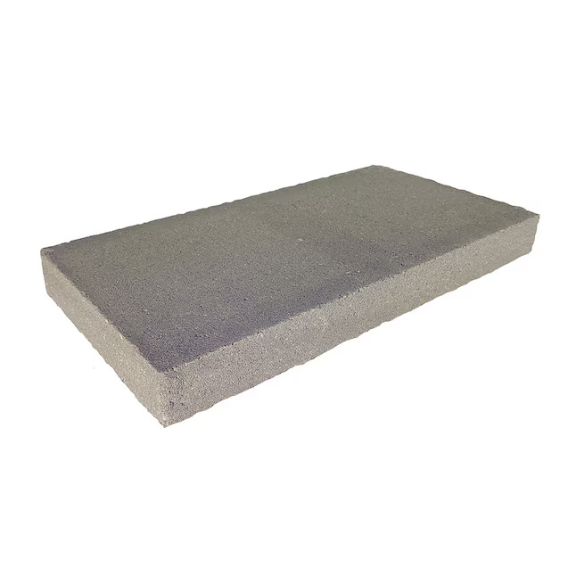 Oldcastle Gray Rectangle Concrete Stepping Stone
