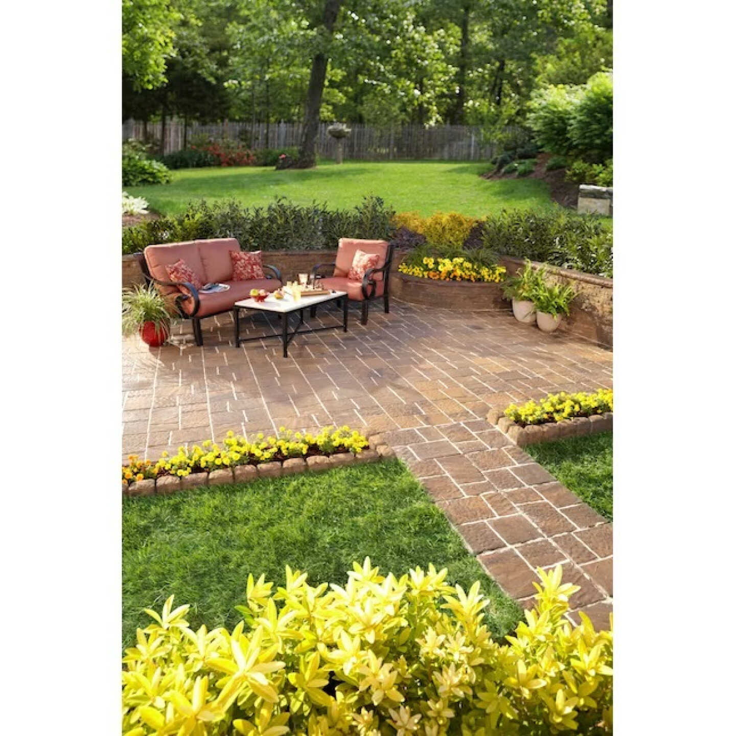 Oldcastle 16 Inch Four Cobble Ashland Square Step Stone Image 3