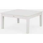 POLYWOOD® Newport 36 Inch Conversation Table in White Image 1