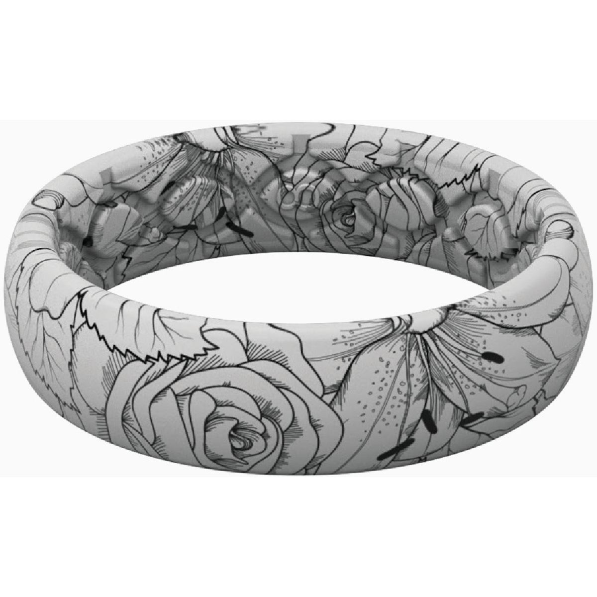 Groove Life Groove Ring Thin Ring Winter Rose Size 10