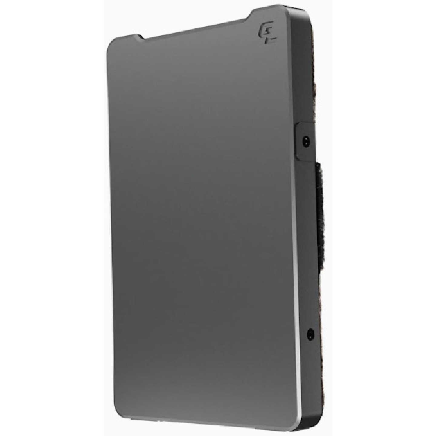 Groove Life Groove Wallet Gun Metal With Brown Leather Sleeve Image 1