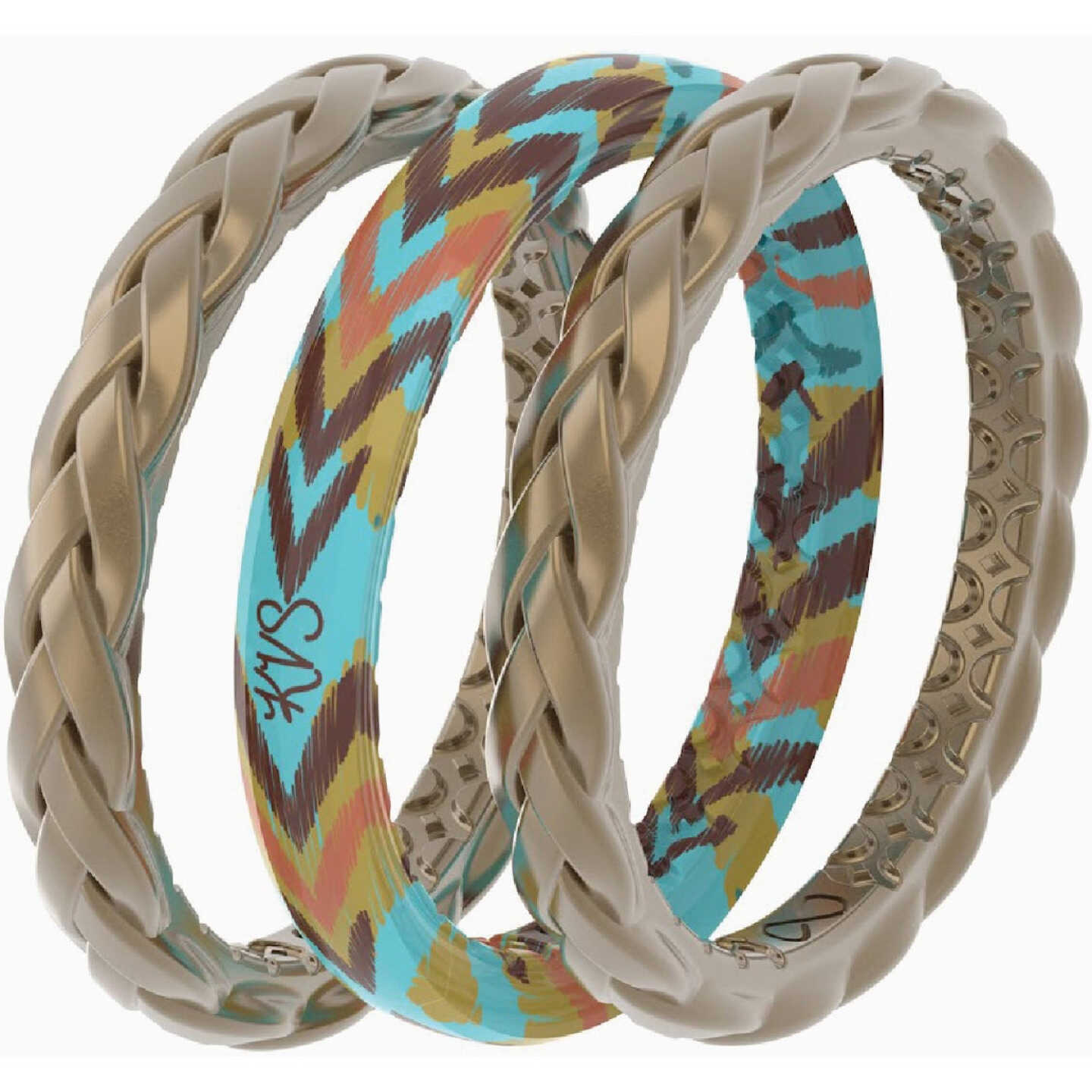 Groove Life Groove Ring Katie Van Slyke Unbridled 3 Band Set Size 6 Image 2