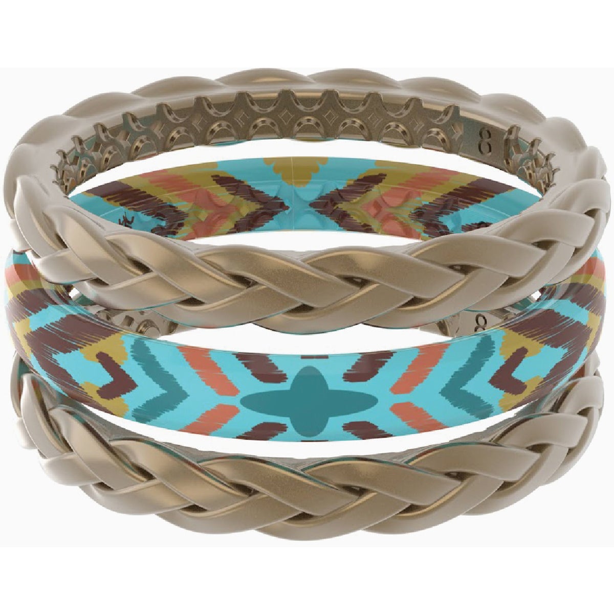 Groove Life Groove Ring Katie Van Slyke Unbridled 3 Band Set Size 10