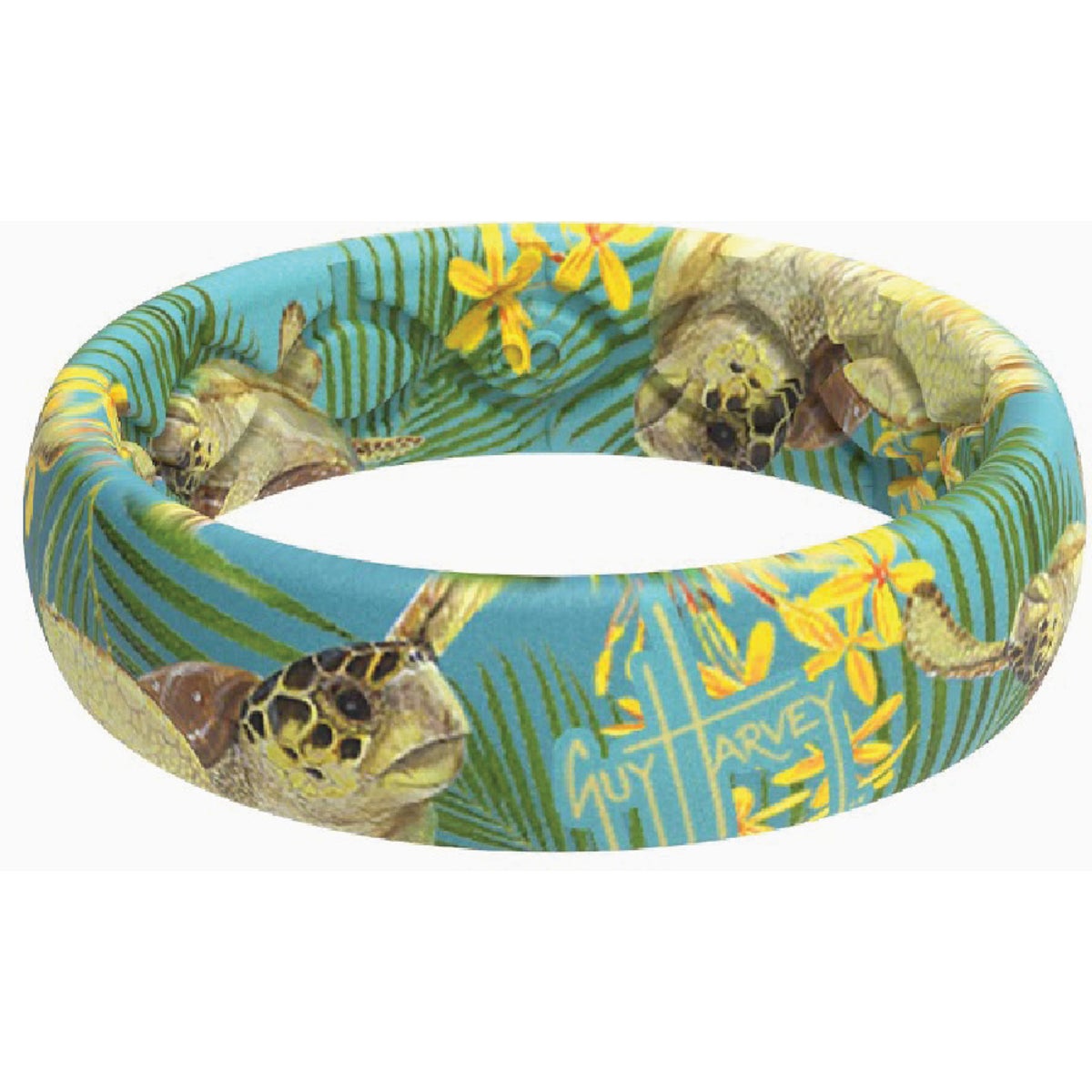 Groove Life Groove Ring Thin Guy Harvey Tropical Turtle Size 9