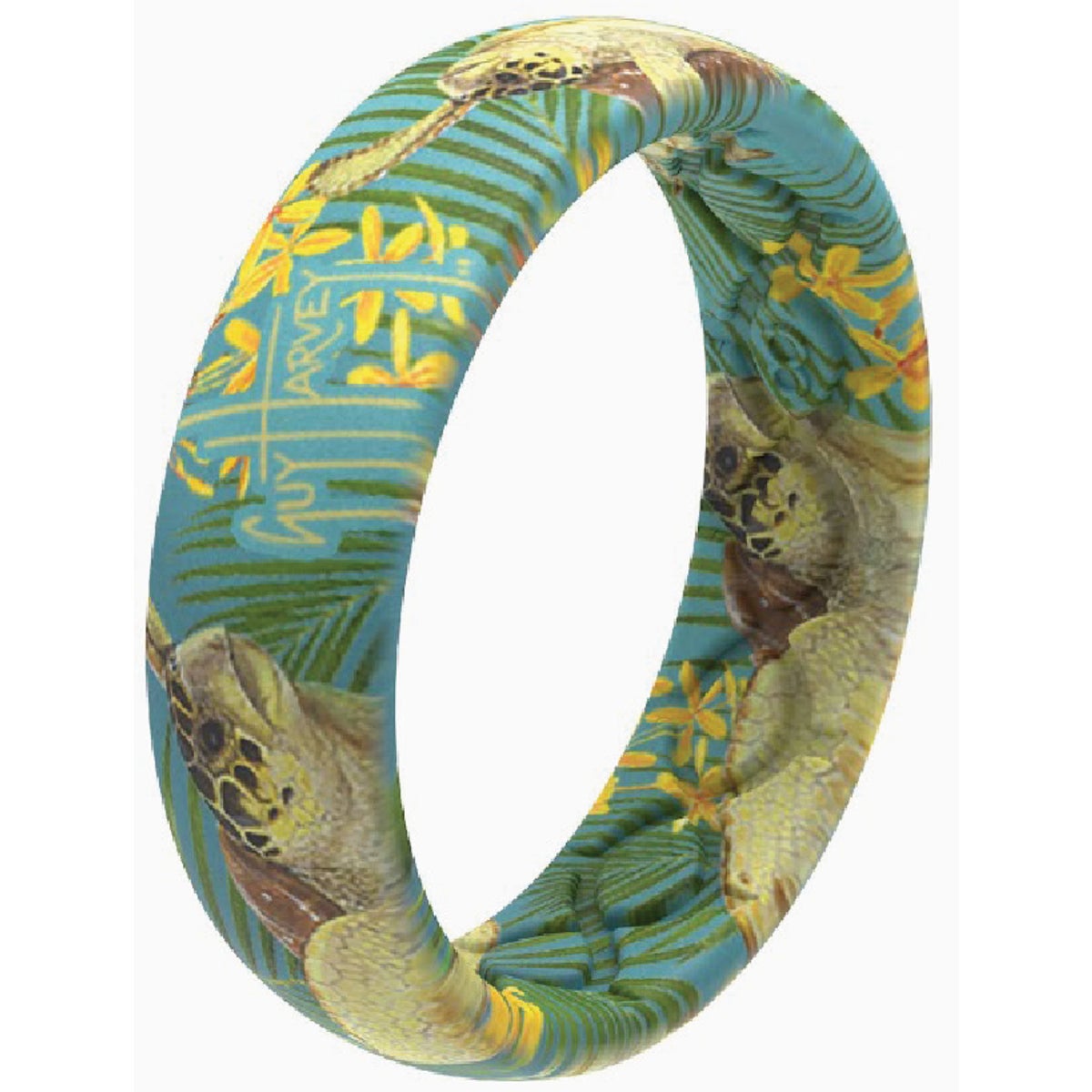Groove Life Groove Ring Thin Guy Harvey Tropical Turtle Size 10 Image 2