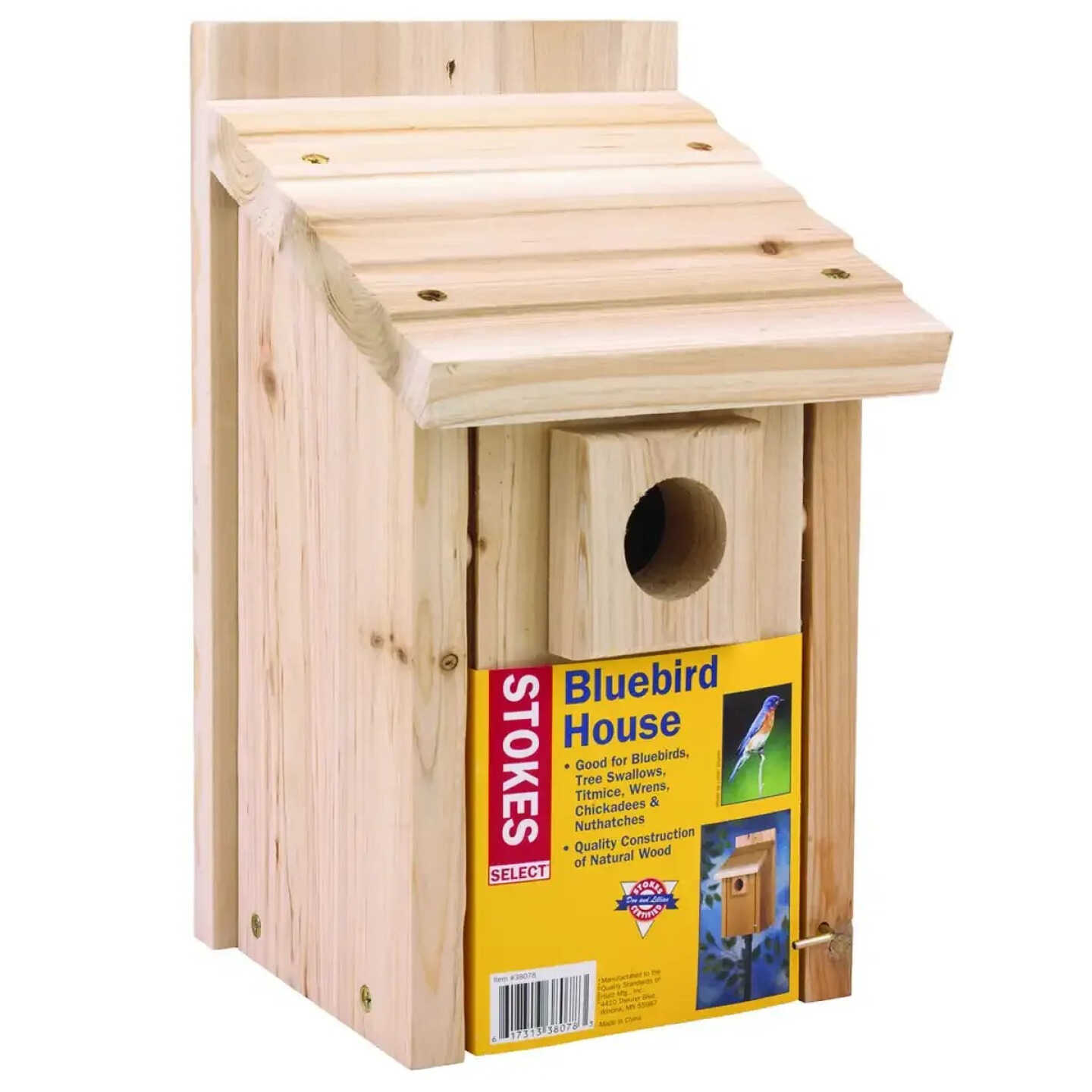 Heath Stokes Select Cedar Bluebird House Image 1