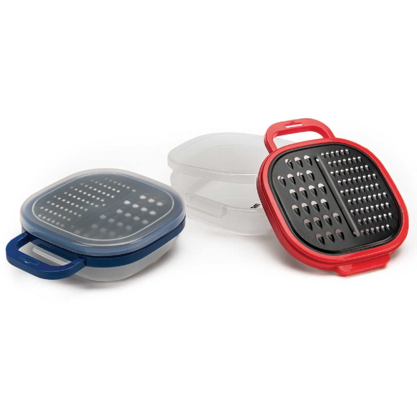 Mobi Blue Coarse/Fine Grater + Saver Image 2