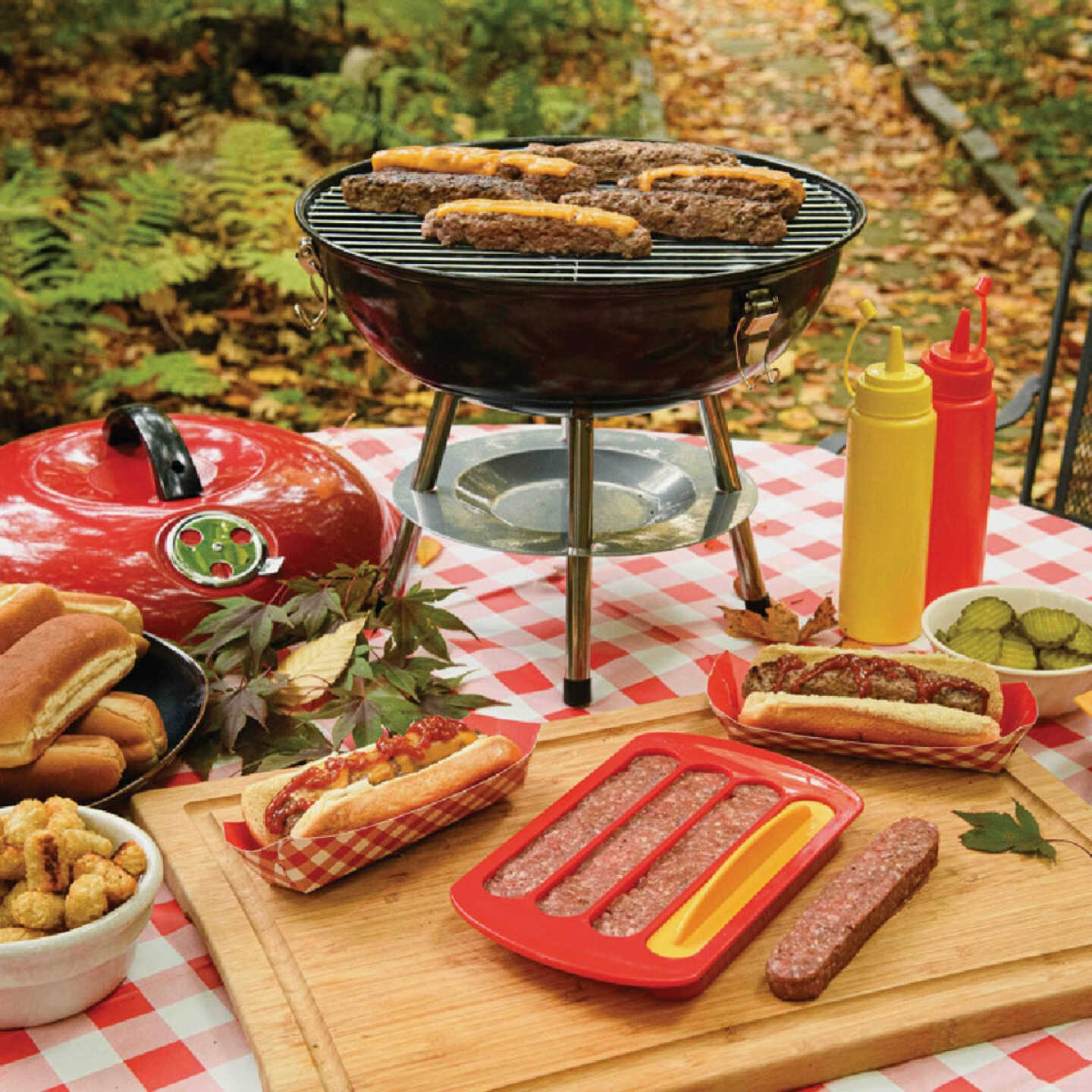 Mobi Hot Dog Shaped Burger Mold Image 3