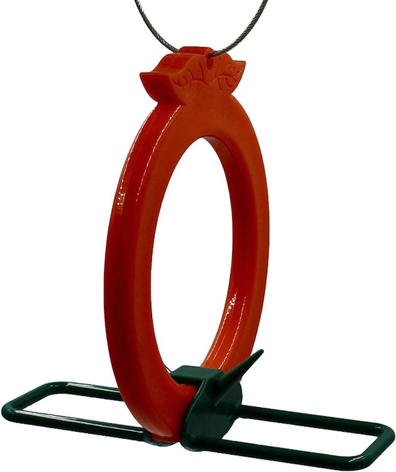 Songbird Essentials Two-Sided Double Orange Fruit Oriole Bird Feeder Image 2