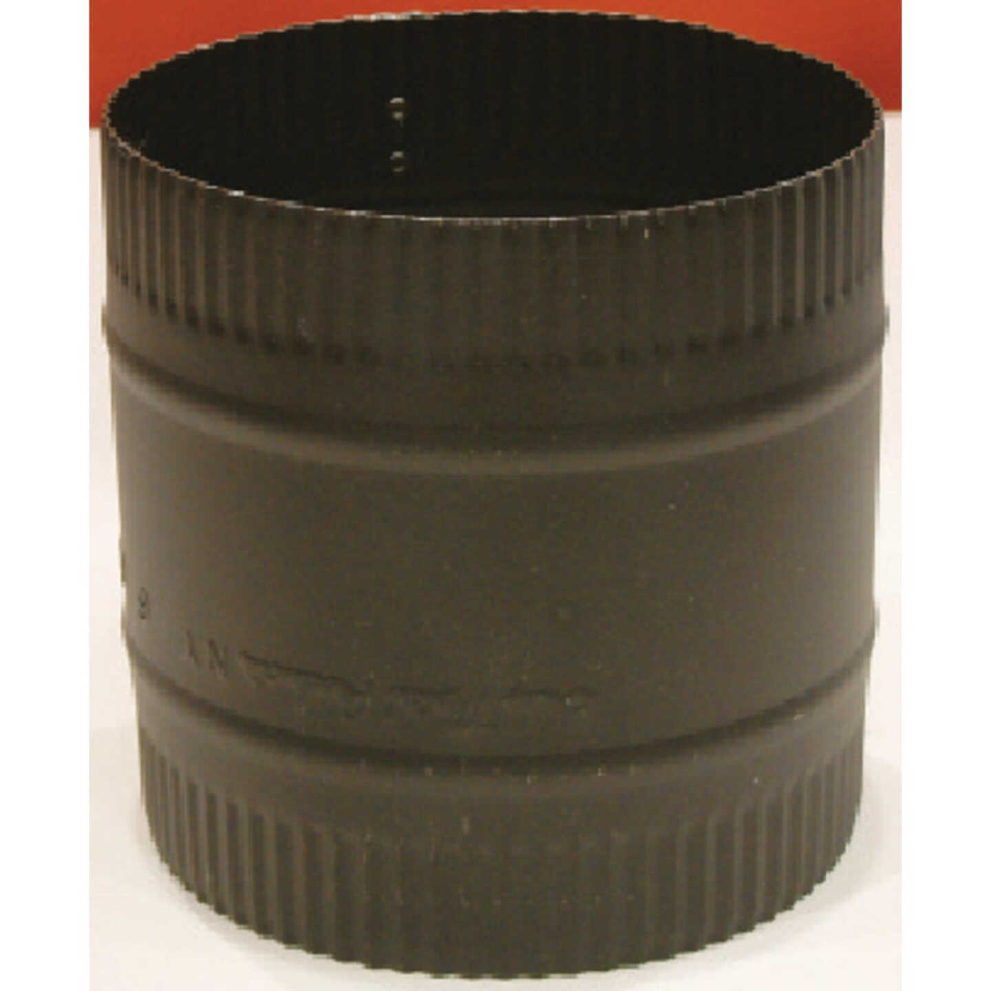 Black Double Crimp Stove Pipe Joint Image 1