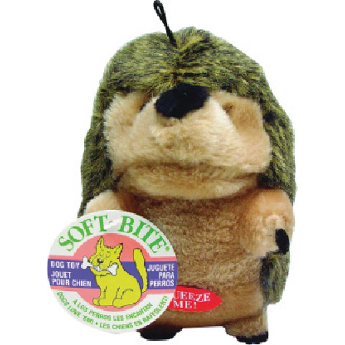 Grunting Hedgehog Dog Toy Image 1