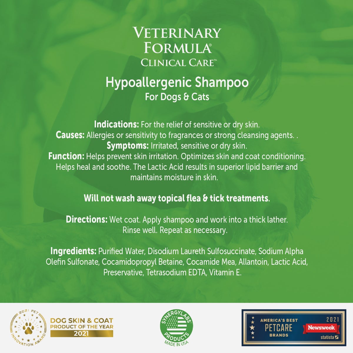 Hypoallergenic Pet Shampoo Image 2
