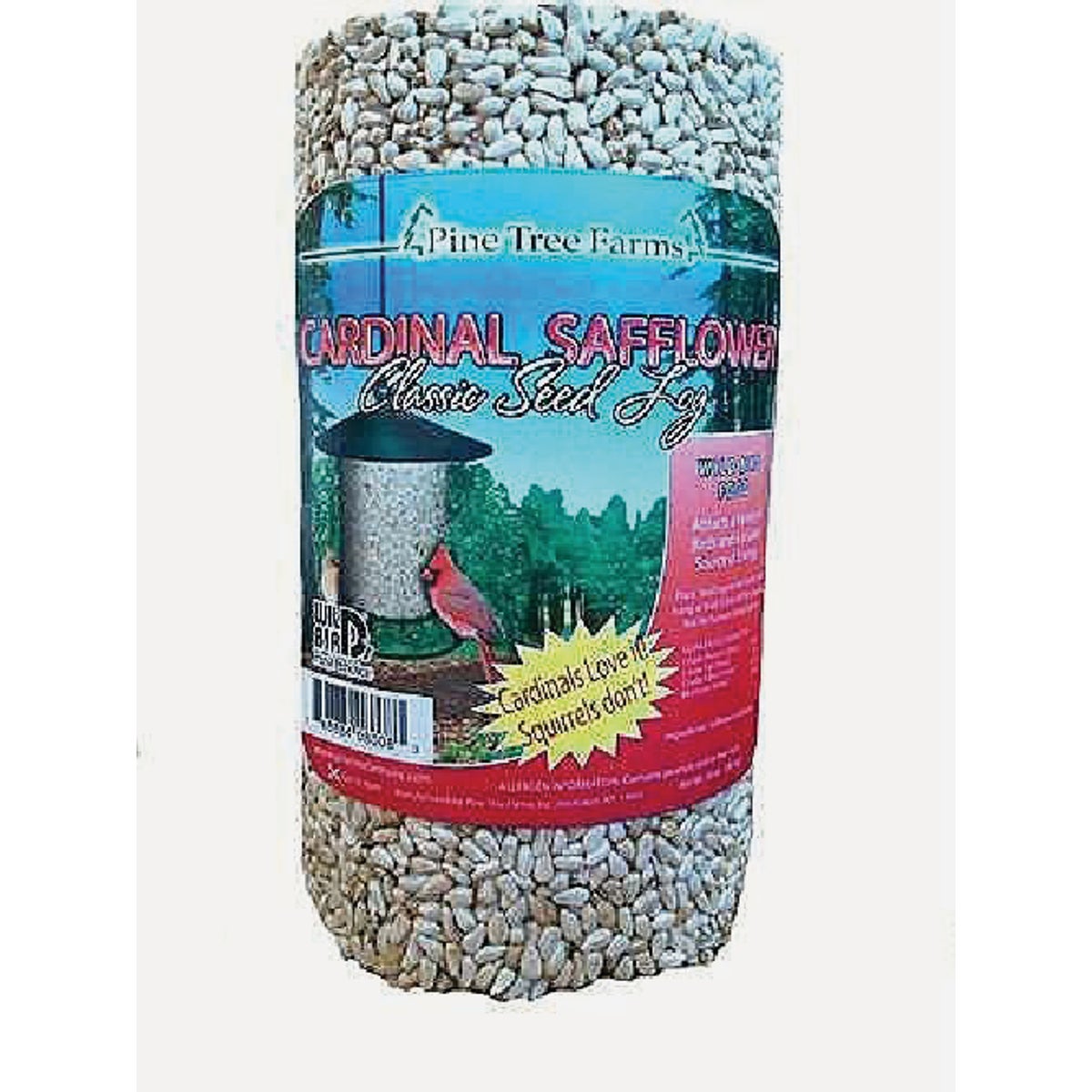 Pine Tree Farms Cardinal Safflower Classic Seed Log