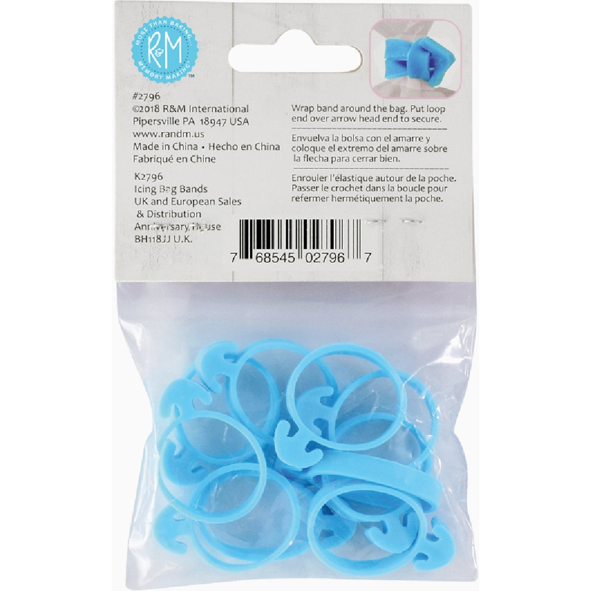 R&M Icing Bag Bands Set (10-Piece) Image 2