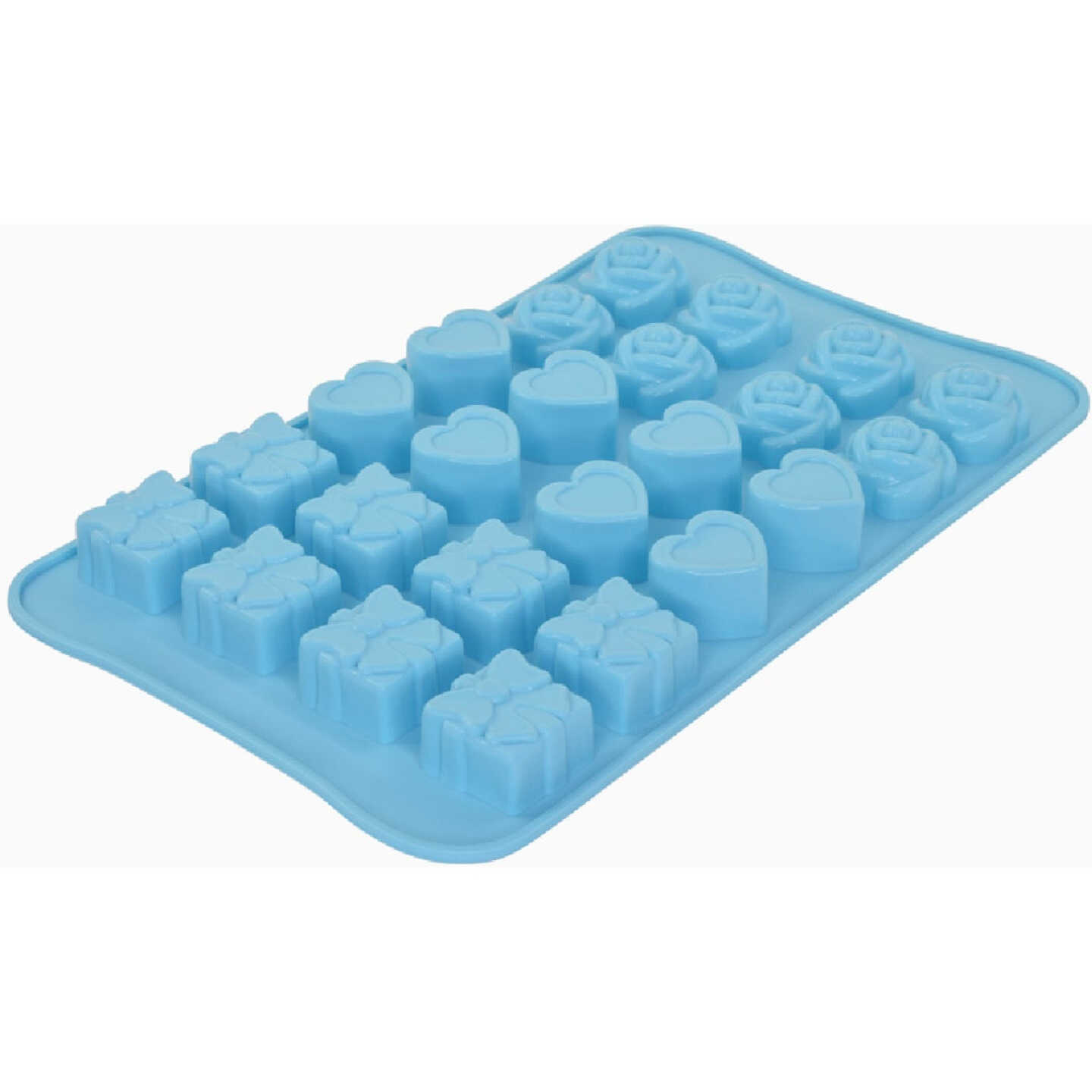 R&M Silicone Present/Heart/Rose Candy Baking Mold Image 3