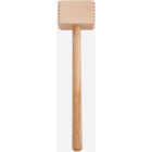 HIC Kitchen 12.5 In. Beechwood Meat Tenderizer Image 1
