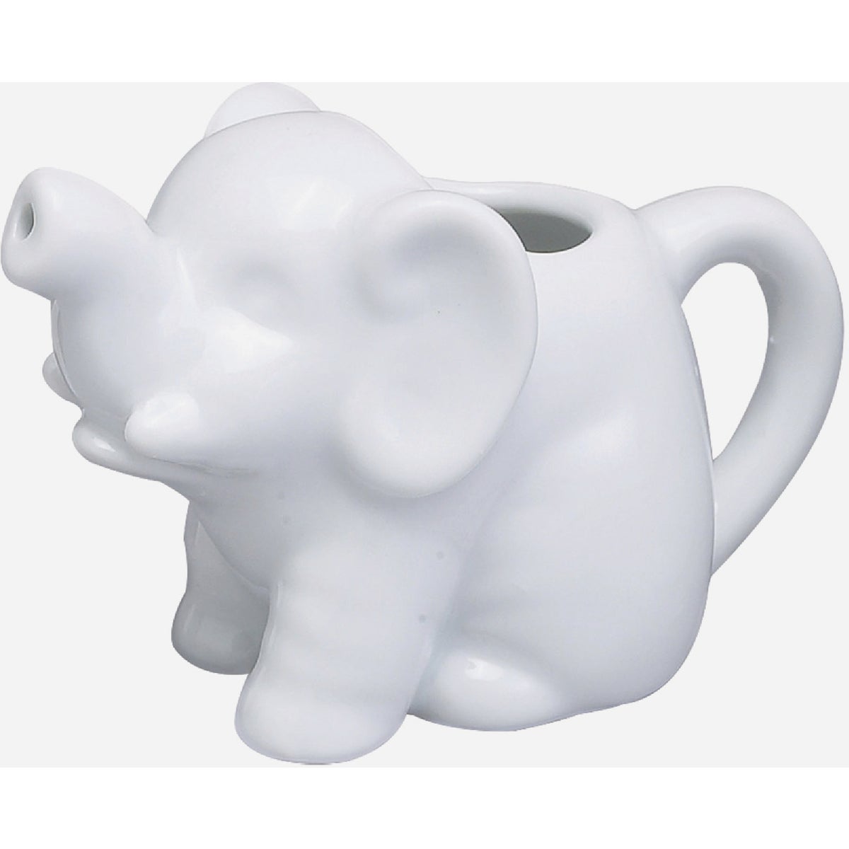 HIC 2 Oz. Porcelain Elephant Creamer with Handle