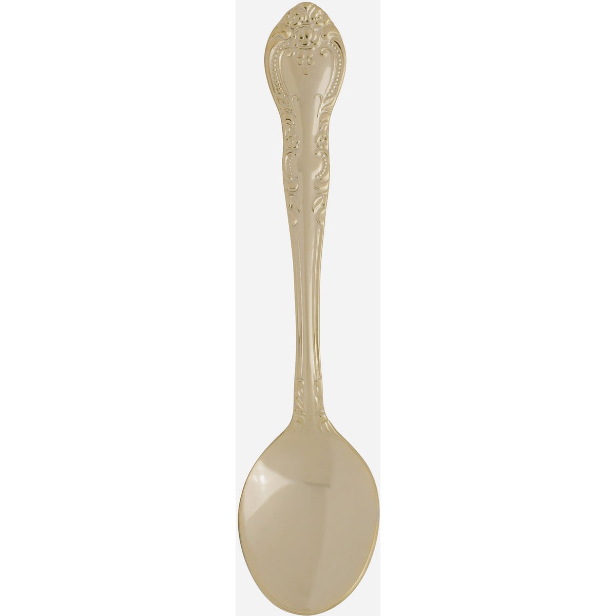 Fino 4.5 In. Gold-Plated Stainless Steel Traditional Design Demi Spoon