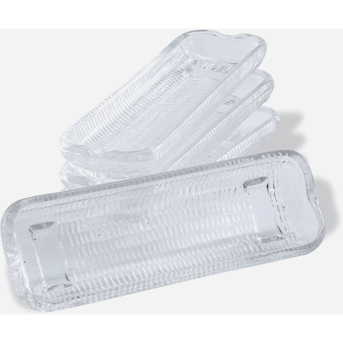 HIC Kitchen Clear Corn Dishes (4-Piece)