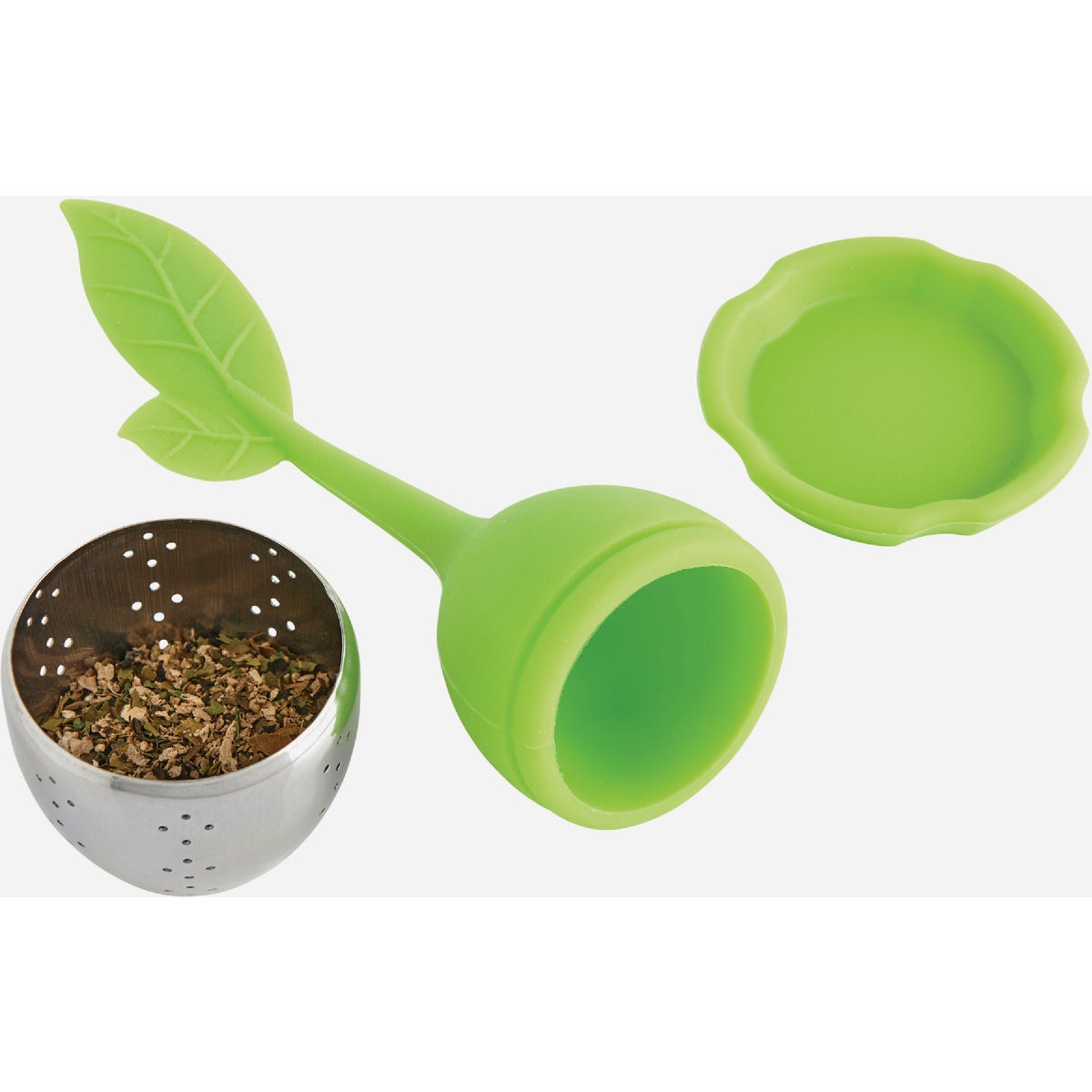 HIC Kitchen Silicone Leaf Tea Infuser