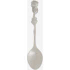 Fino 4.5 In. Stainless Steel Rose Design Demi Spoon Image 1