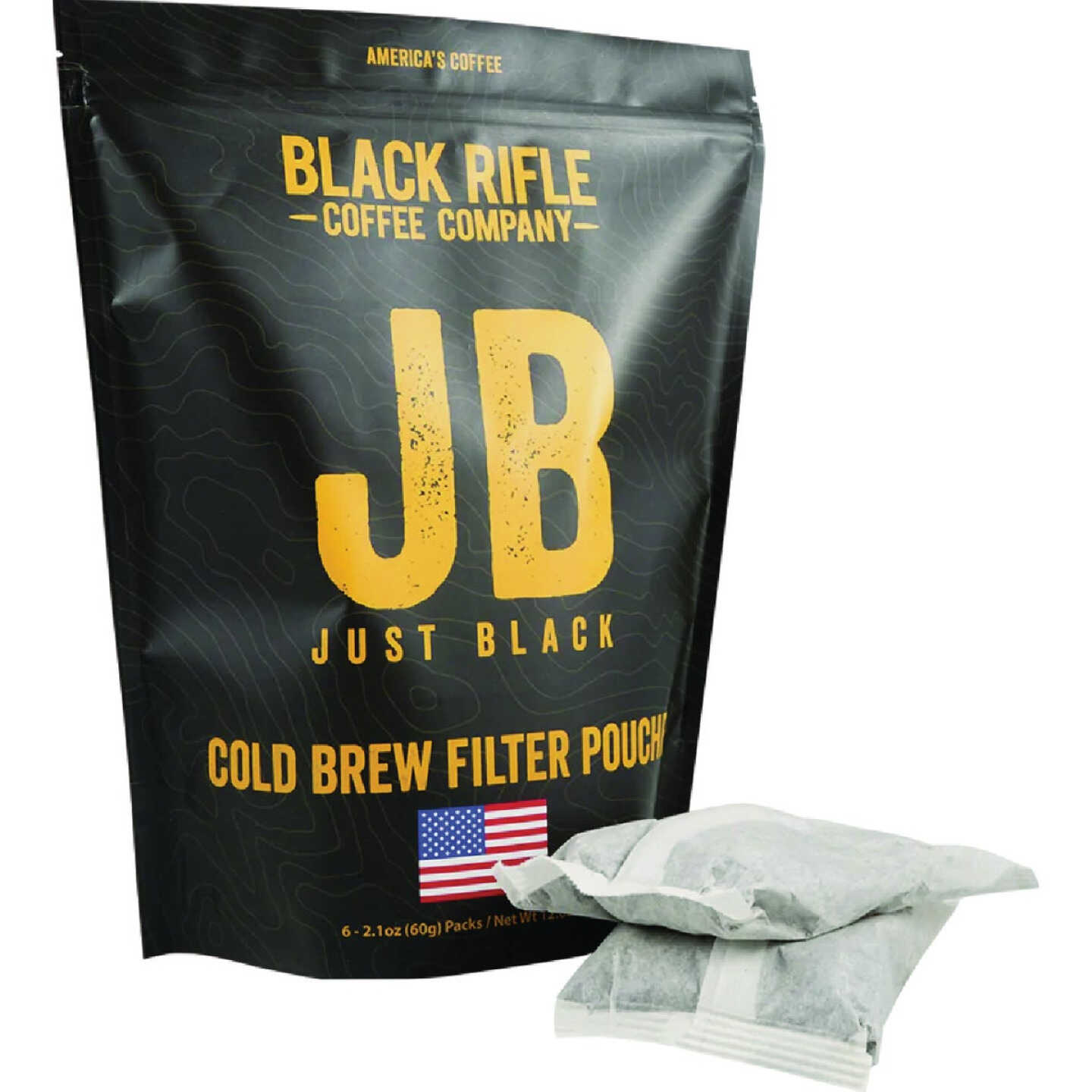Black Rifle Coffee Company Just Black Medium Roast Cold Brew Coffee (6-Pack) Image 1