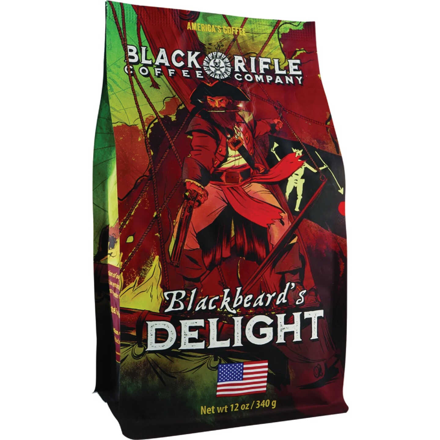 Black Rifle Coffee Company Blackbeard's Delight Dark Roast Ground Coffee, 12 Oz. Image 1