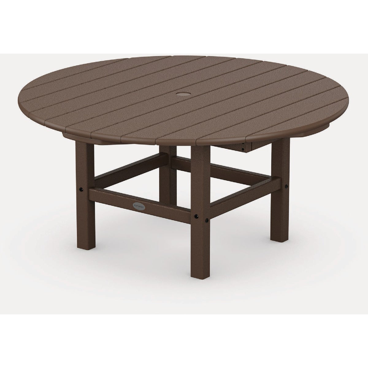 POLYWOOD® Round 37 Inch Conversation Table in Mahogany