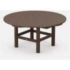 POLYWOOD® Round 37 Inch Conversation Table in Mahogany Image 1